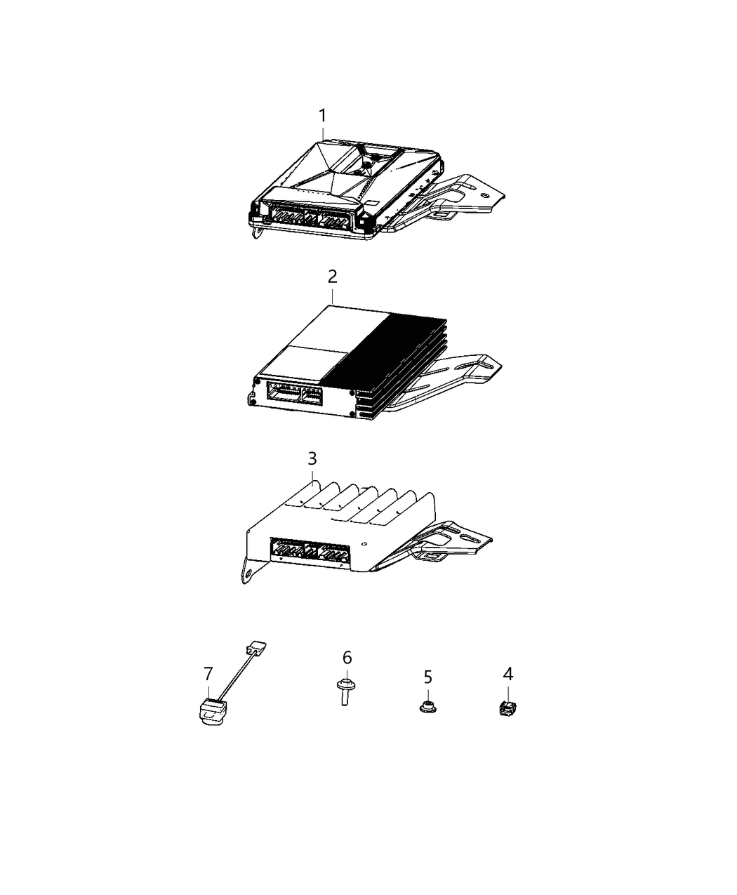 Mopar 68509765AA Amplifier