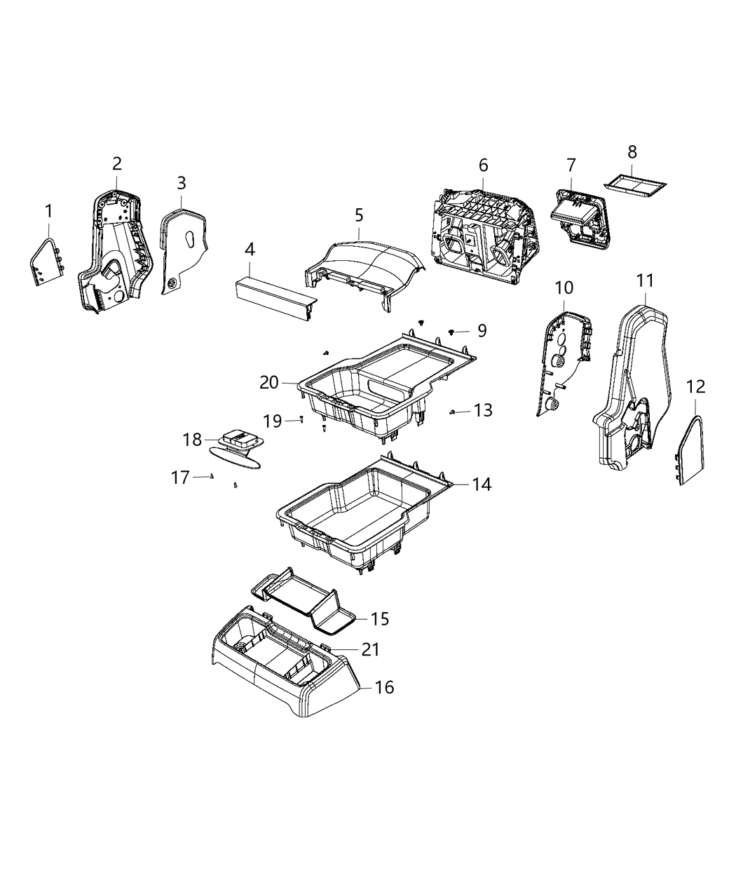 Mopar 5ZF45RN8AD Shield-Front Seat