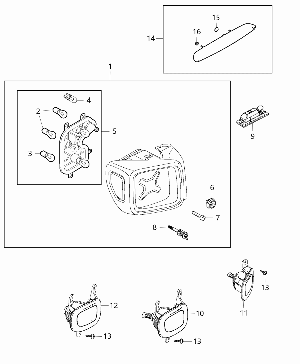 Mopar 68247822AA Bulb