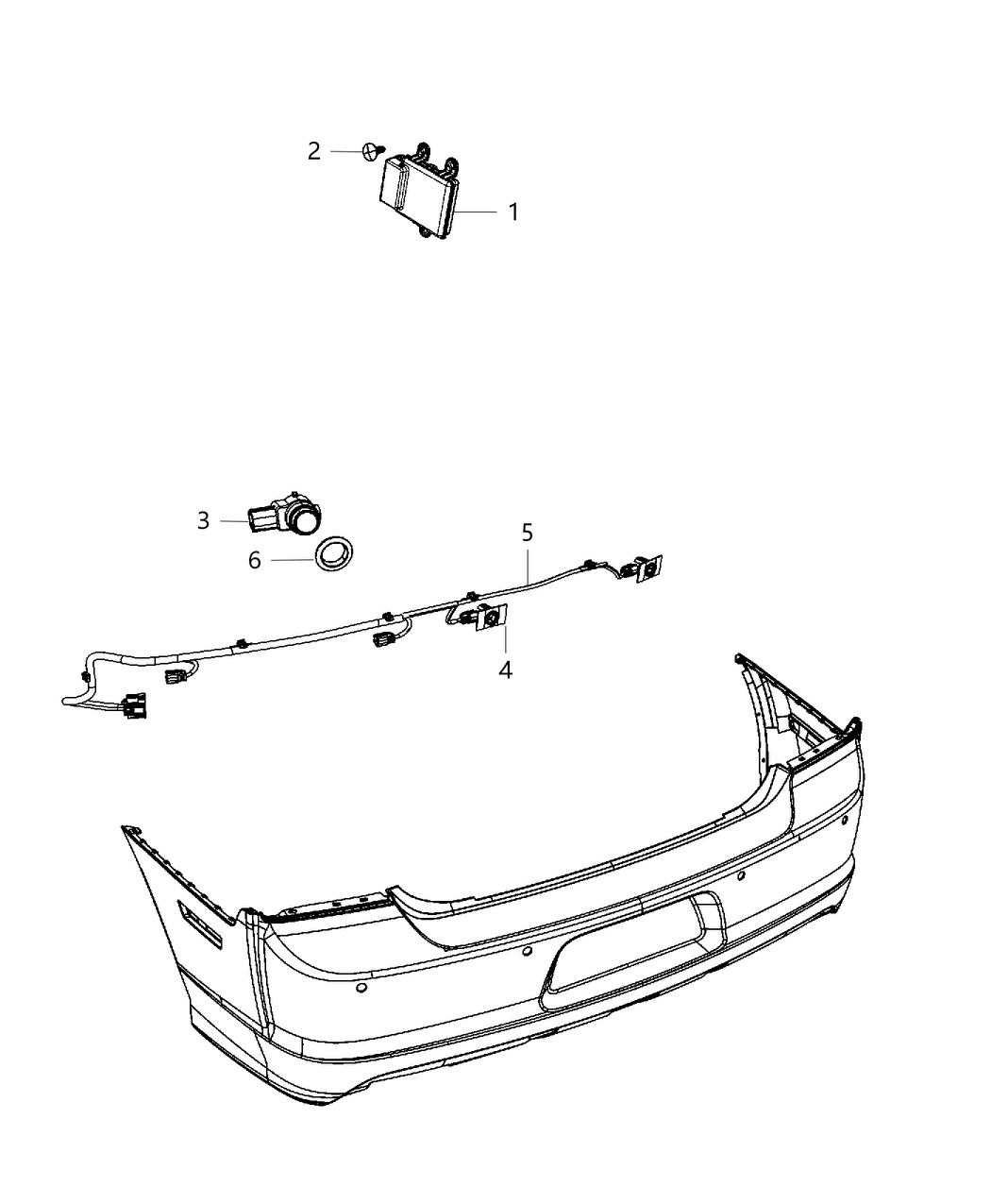 Mopar 68170046AF Module-Parking Assist