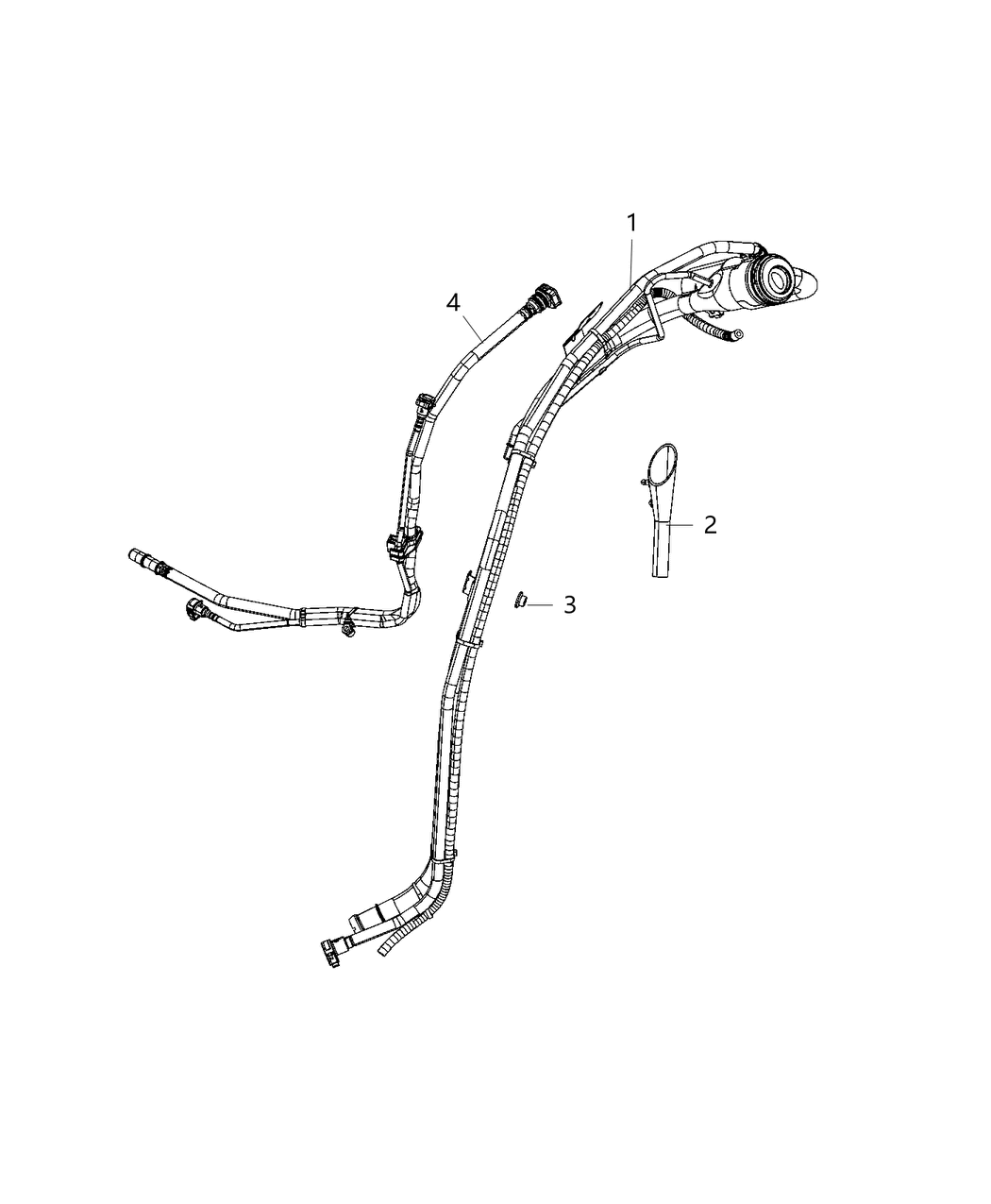 Mopar 68250911AK Tube-Fuel Filler