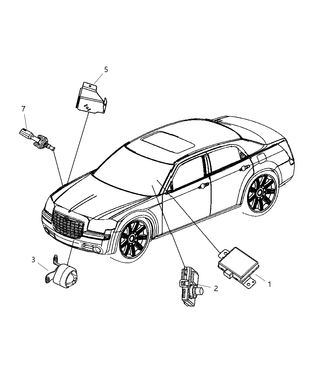 Mopar 56038728AH Module-Alarm