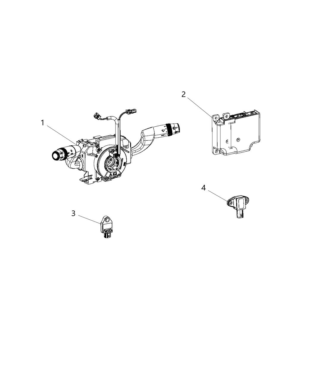 Mopar 68241442AA Air Bag Control Module