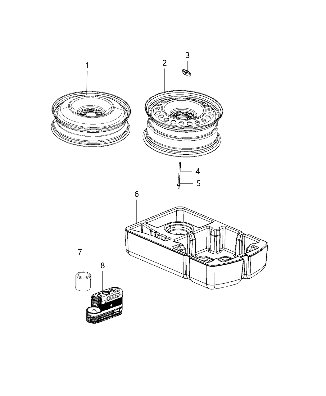 Mopar 6106331AA Nut