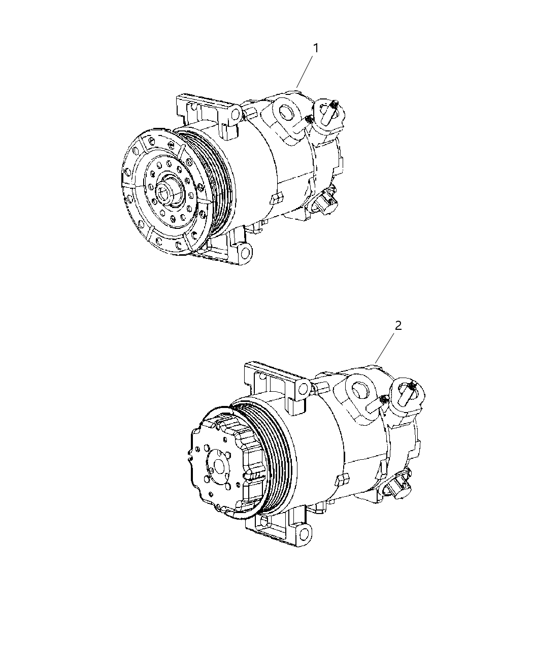 Mopar 5058228AE COMPRES0R-Air Conditioning