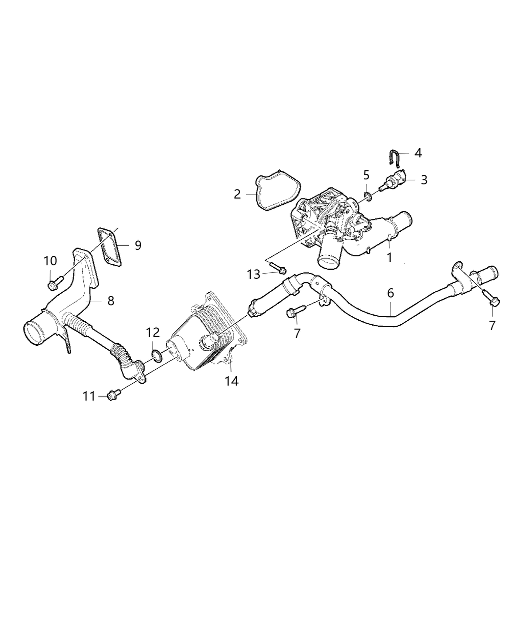 Mopar 68440270AA Water Pump