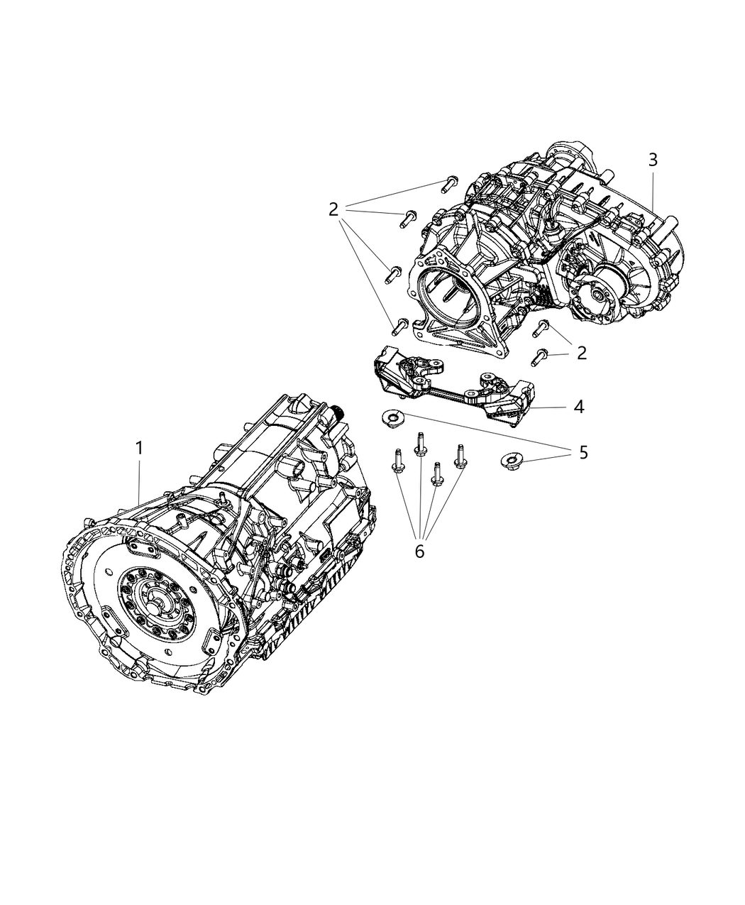 Mopar 68328249AE INSULATOR-Transmission Mount