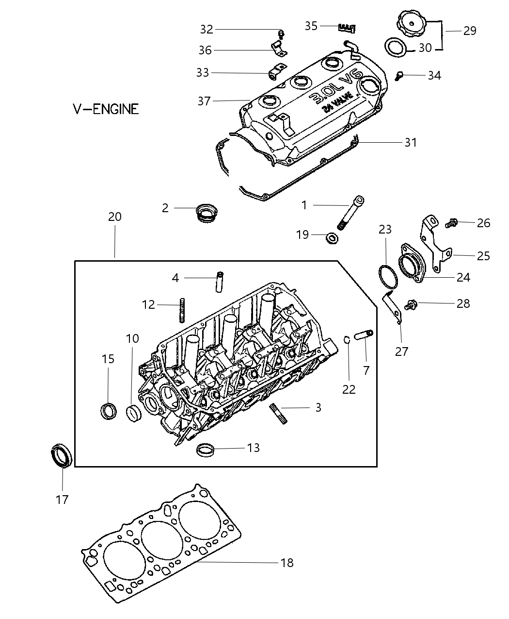 Mopar MD354664 Cap-Oil Filler