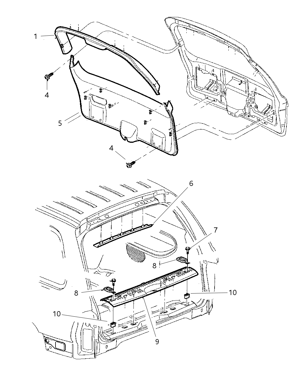 Mopar 5FH16RK5AD Molding-SCUFF