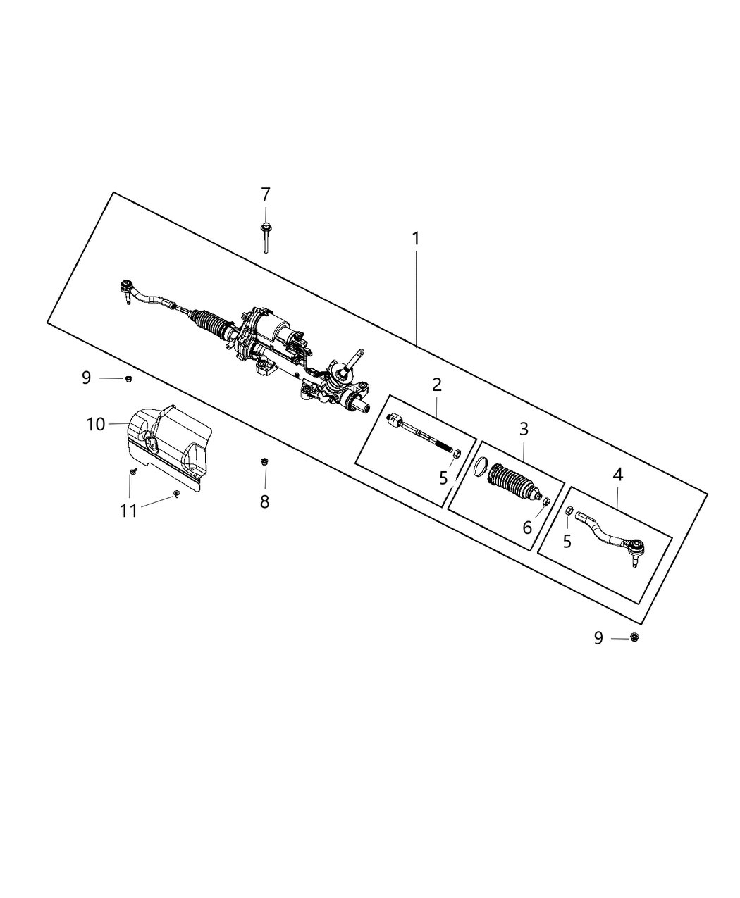 Mopar 68460391AC Gear-Rack And Pinion