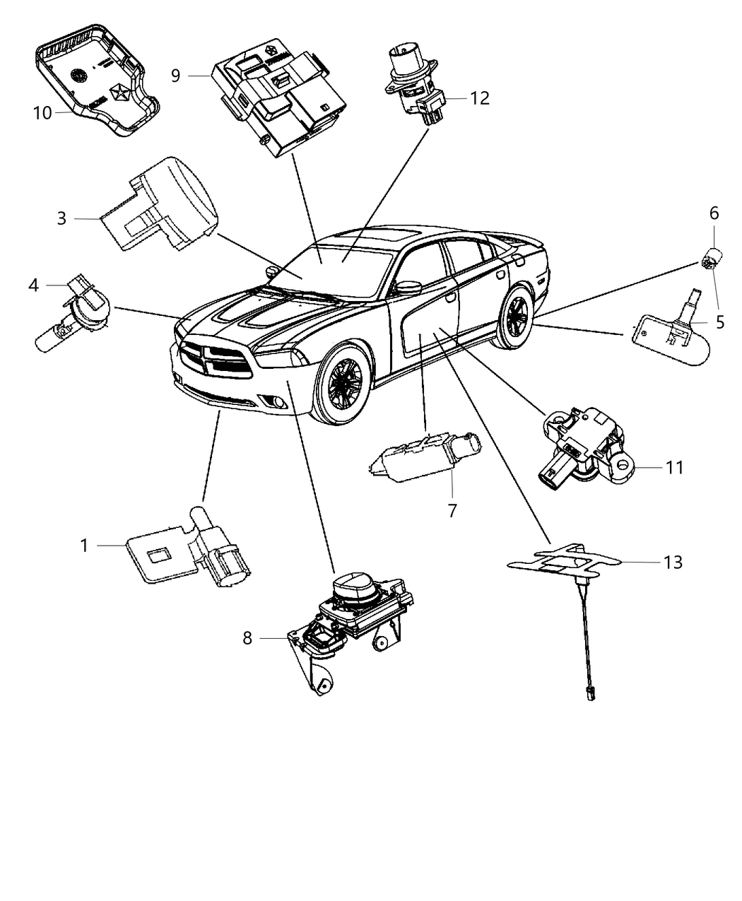 Mopar 56054171AD Sensor-Adaptive Speed Control MODU