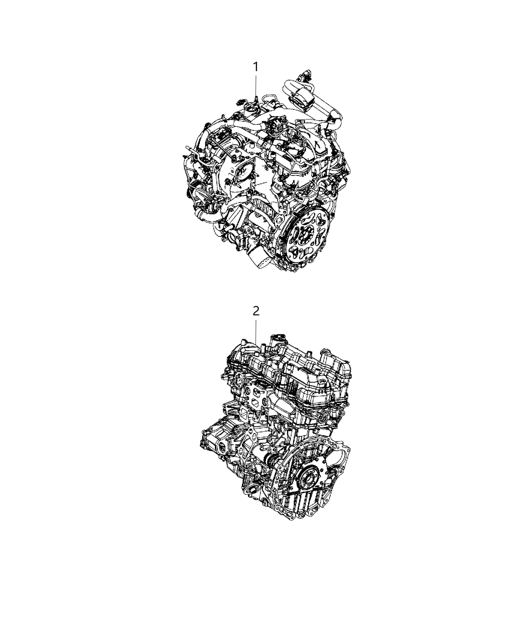 Mopar 4893722AH Engine-2.0L Di Turbo Gas Auto Tran