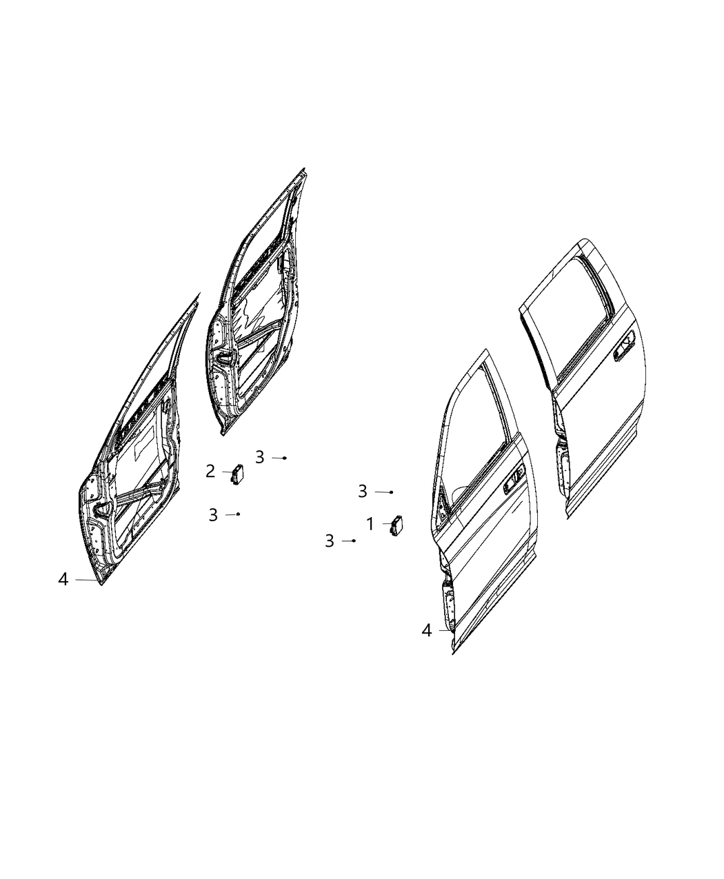 Mopar 68517698AA Module-Door