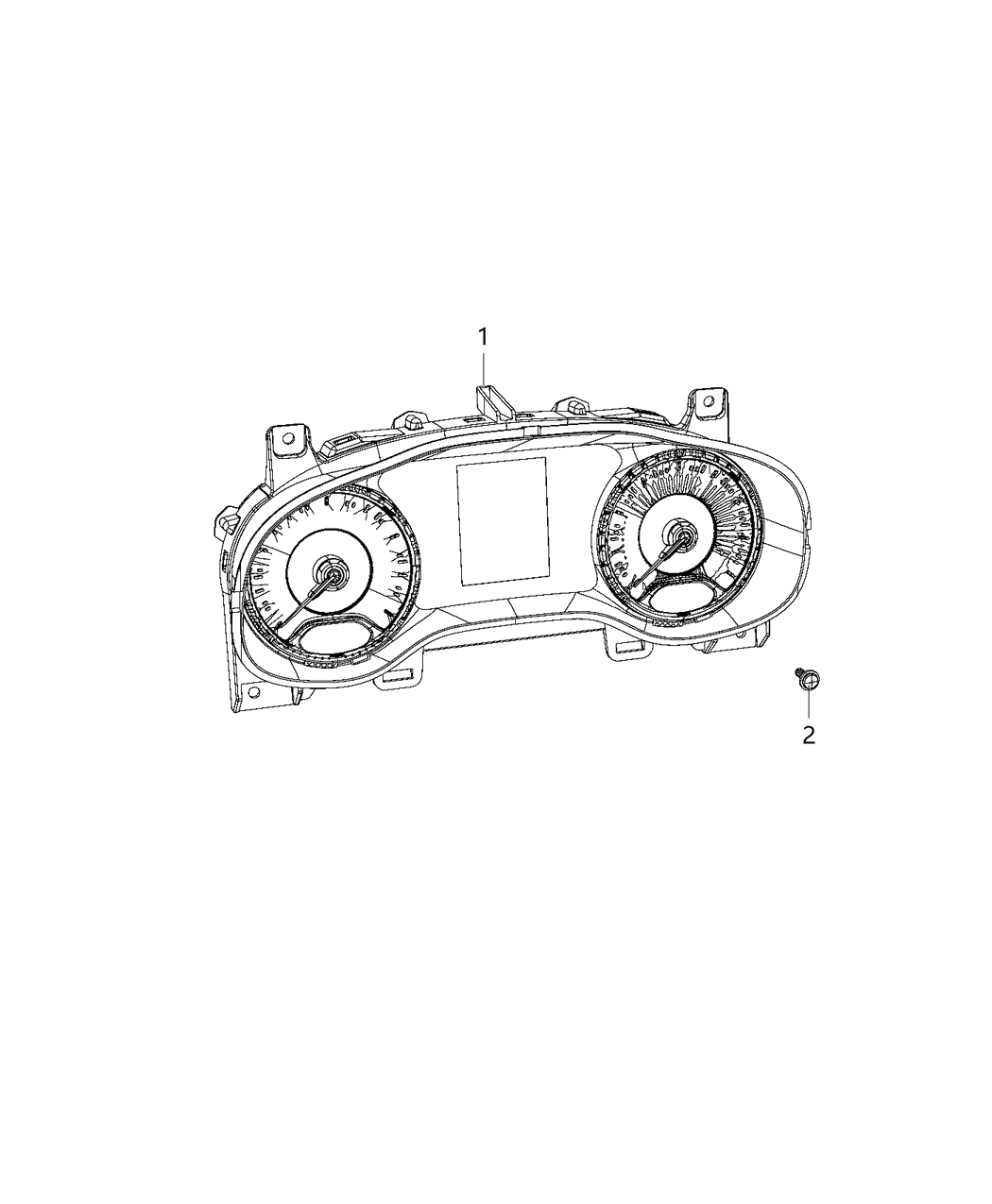 Mopar 6LW57KXHAA Cluster-Instrument Panel