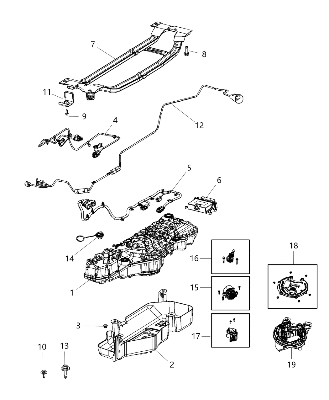 Mopar 68378844AB Crossmember Bracket