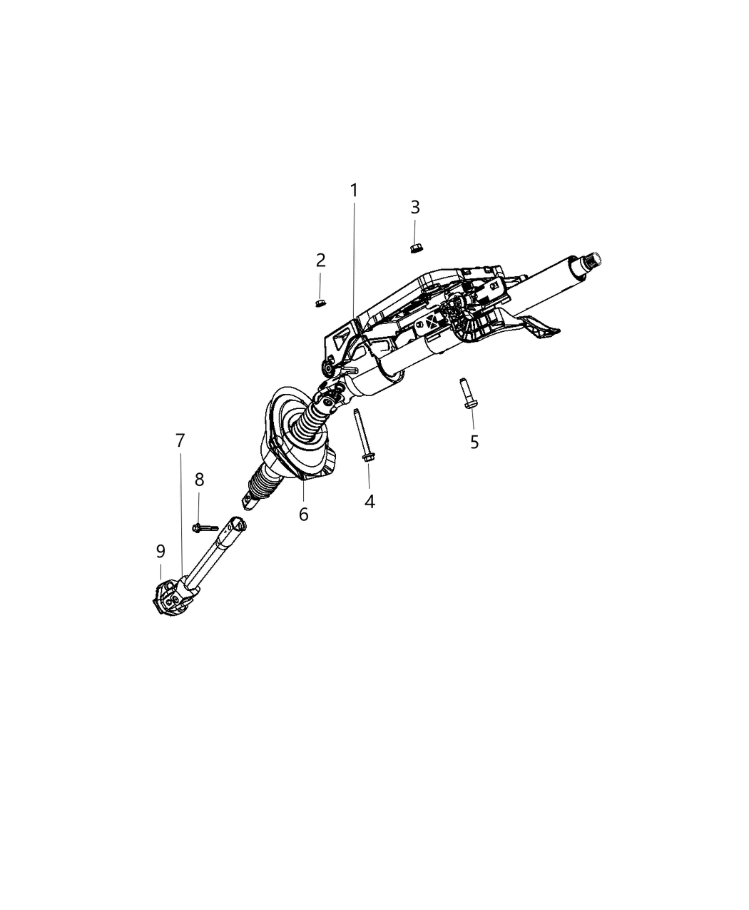 Mopar 68140568AH STEERING