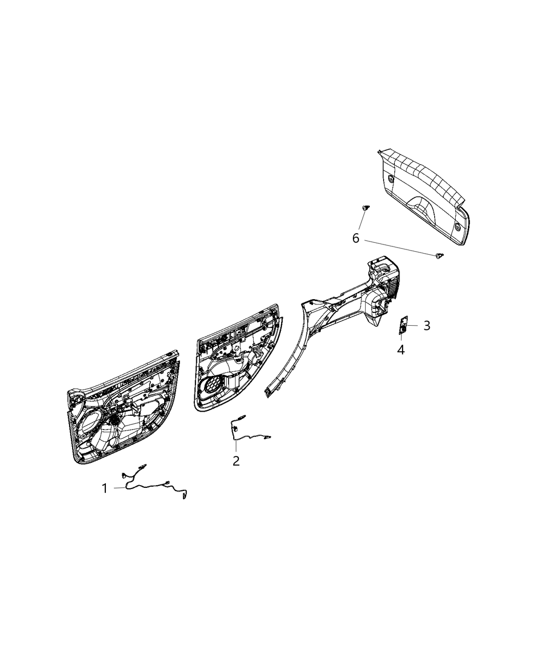 Mopar 68334607AA Wiring-Jumper