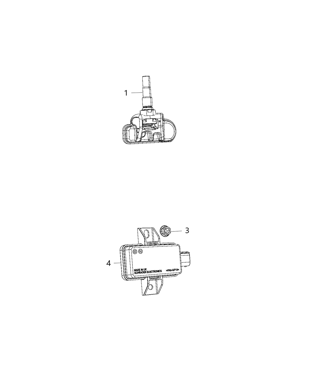 Mopar 68158118AA Tire Pressure Monitoring