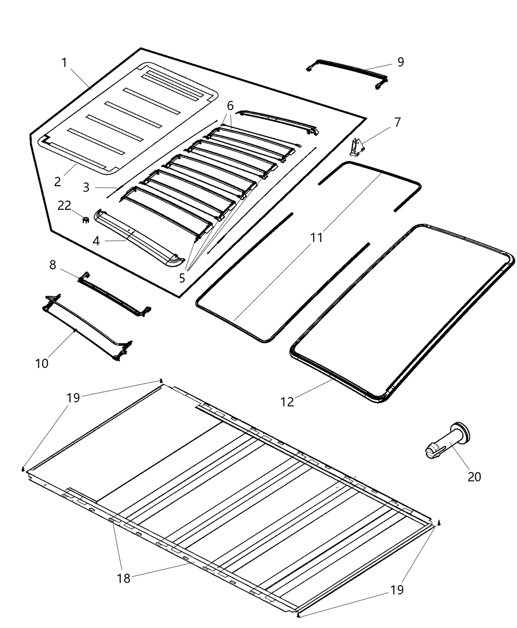 Mopar 68032427AD Headliner