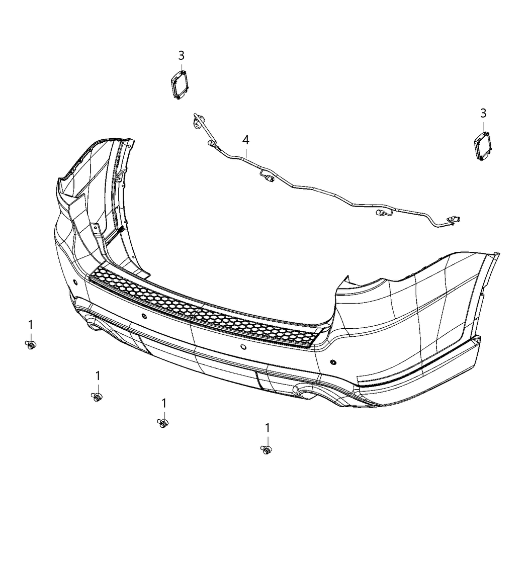 Mopar 68499743AB Blind Spot Detection