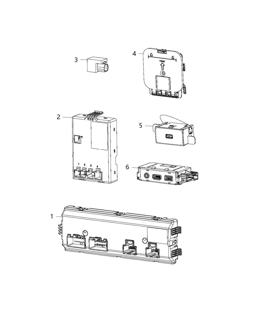 Mopar 68421108AA Module-Heated Seat