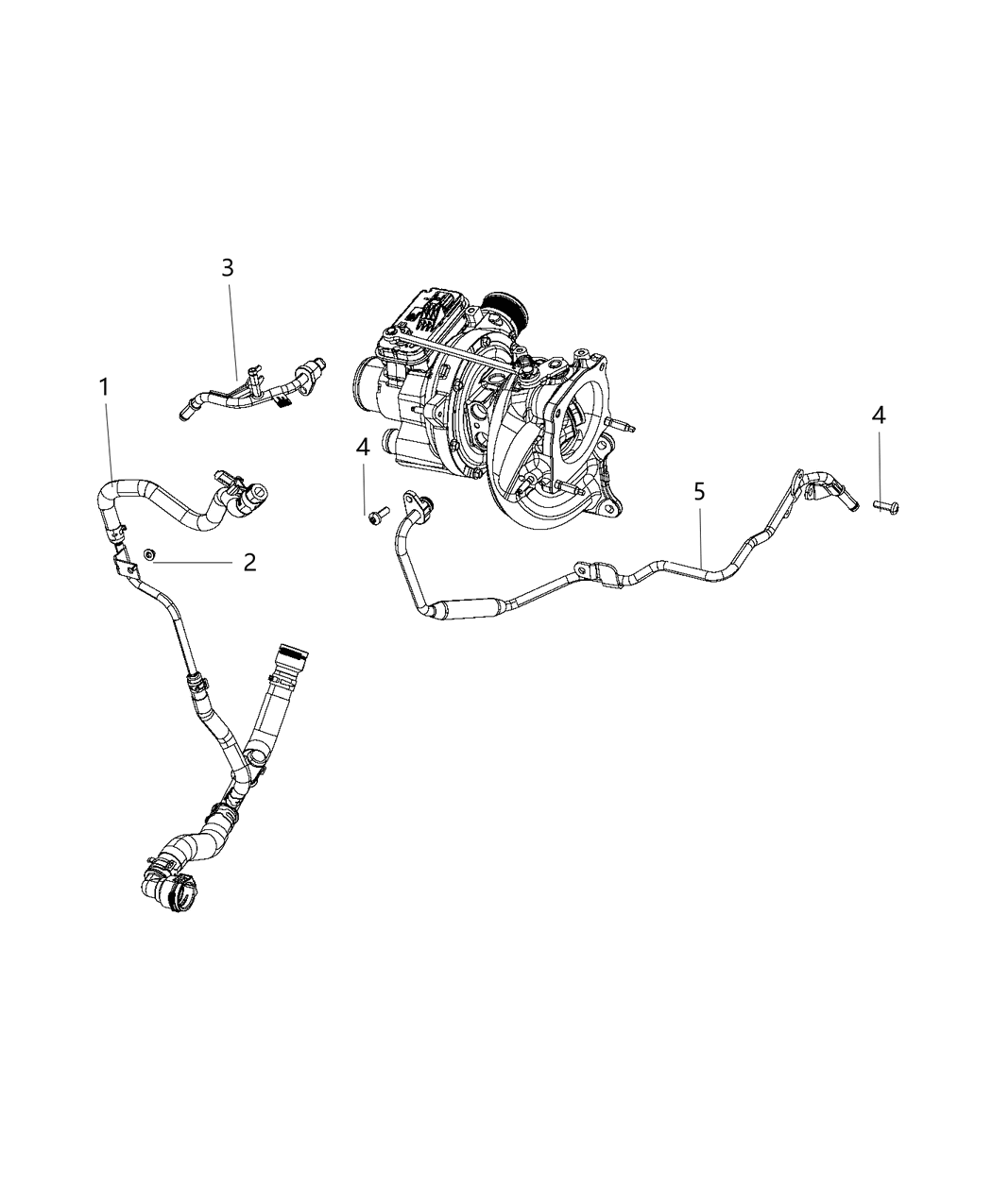 Mopar 4893731AE Tube-COOLANT