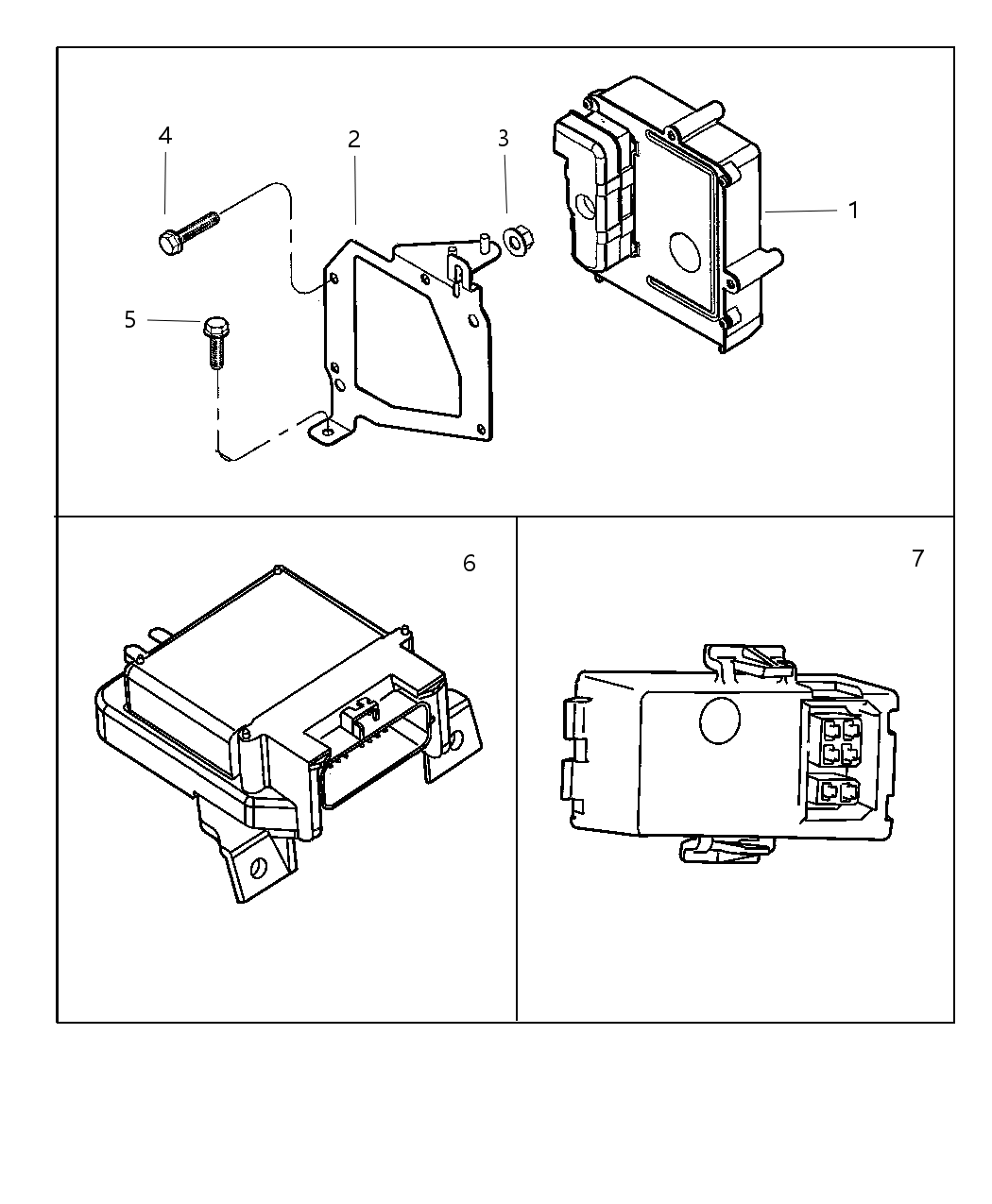 Mopar 4606936AD Module-Transmission Control