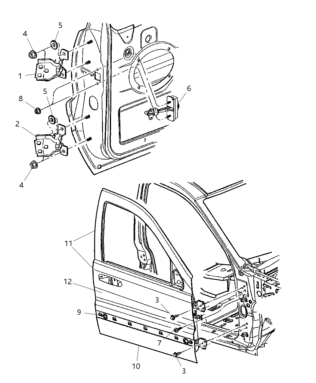 Mopar 55135921AE Door-Front