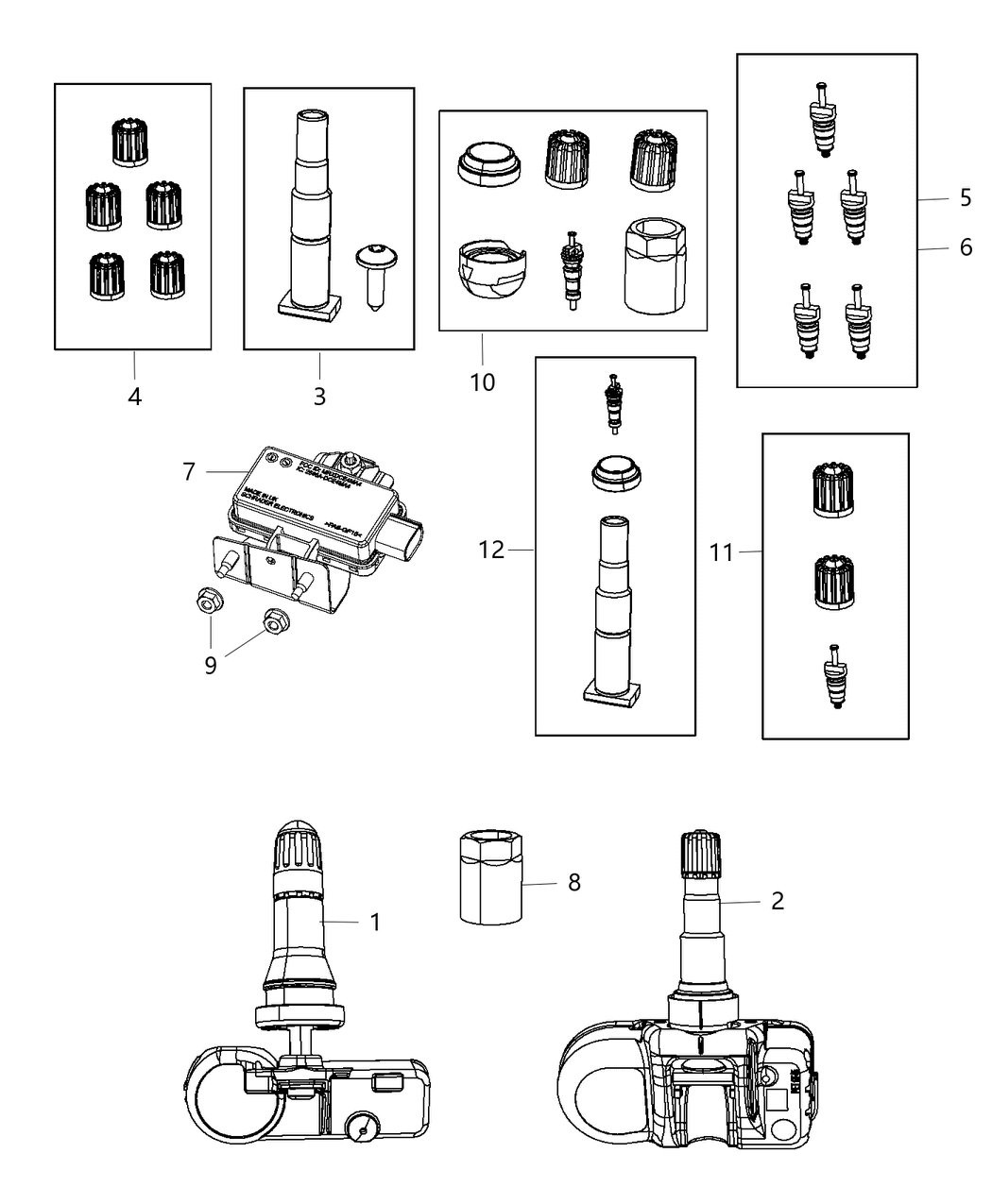 Mopar 68214806AD Module-Tire Pressure Monitoring