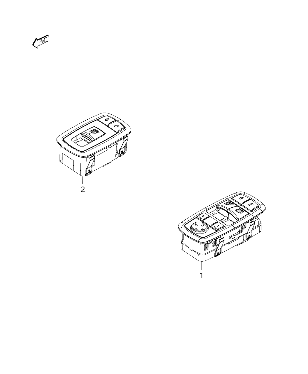 Mopar 68183751AA Switch-Front Door