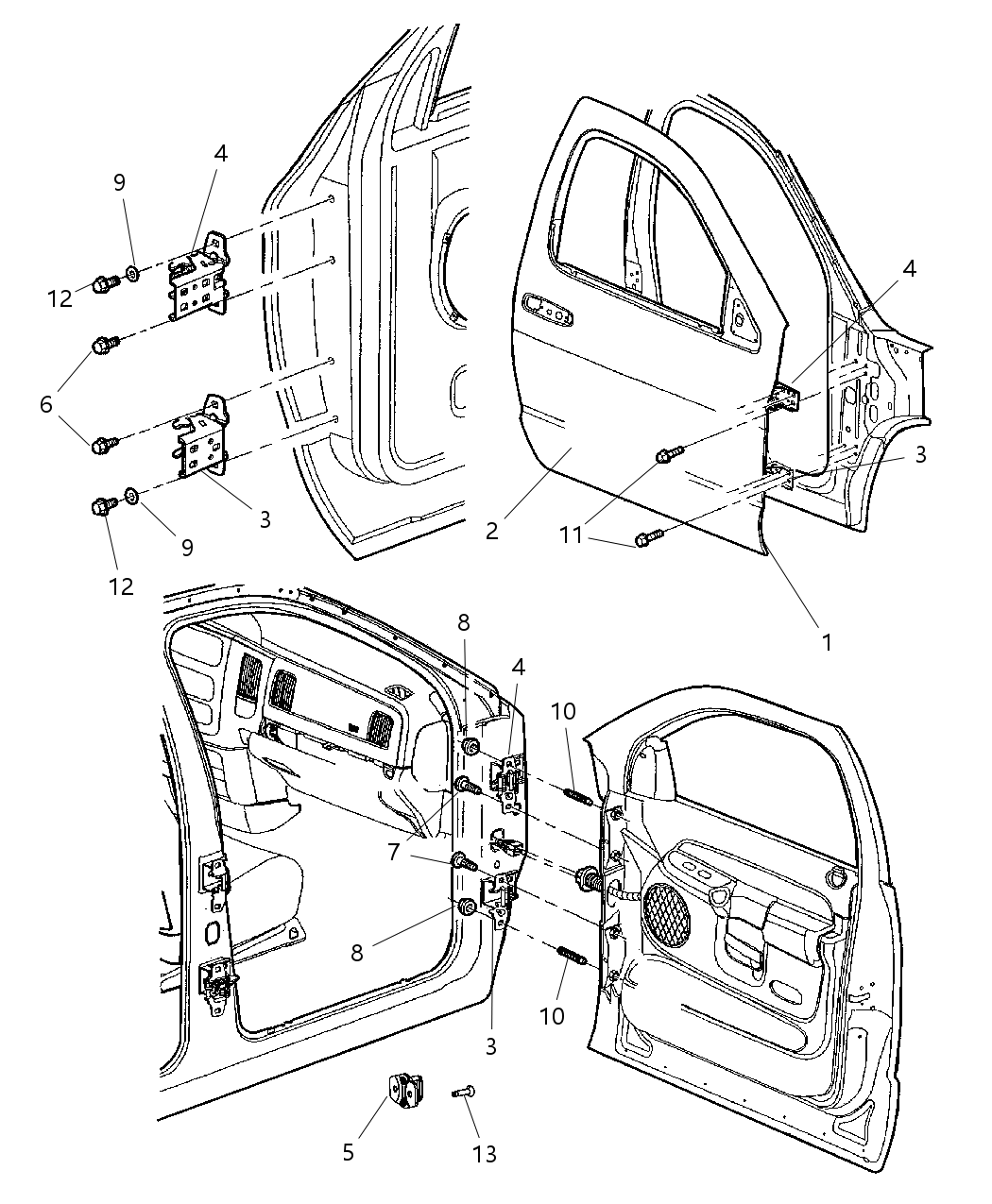 Mopar 55275852AI Door-Front