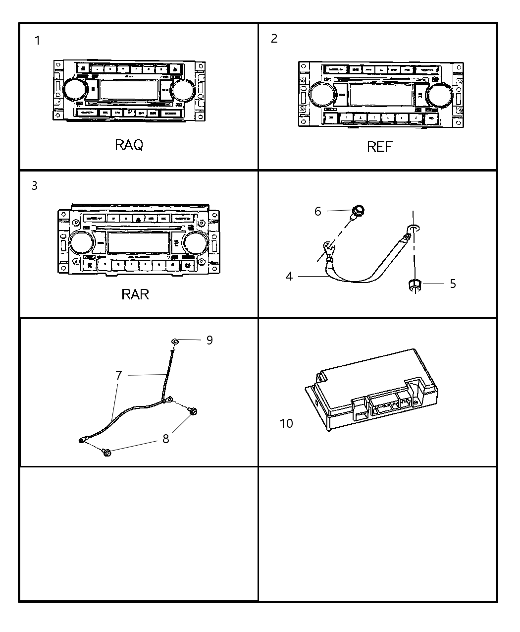 Mopar 5091710AF Radio-AM/FM With Cd And EQUALIZER