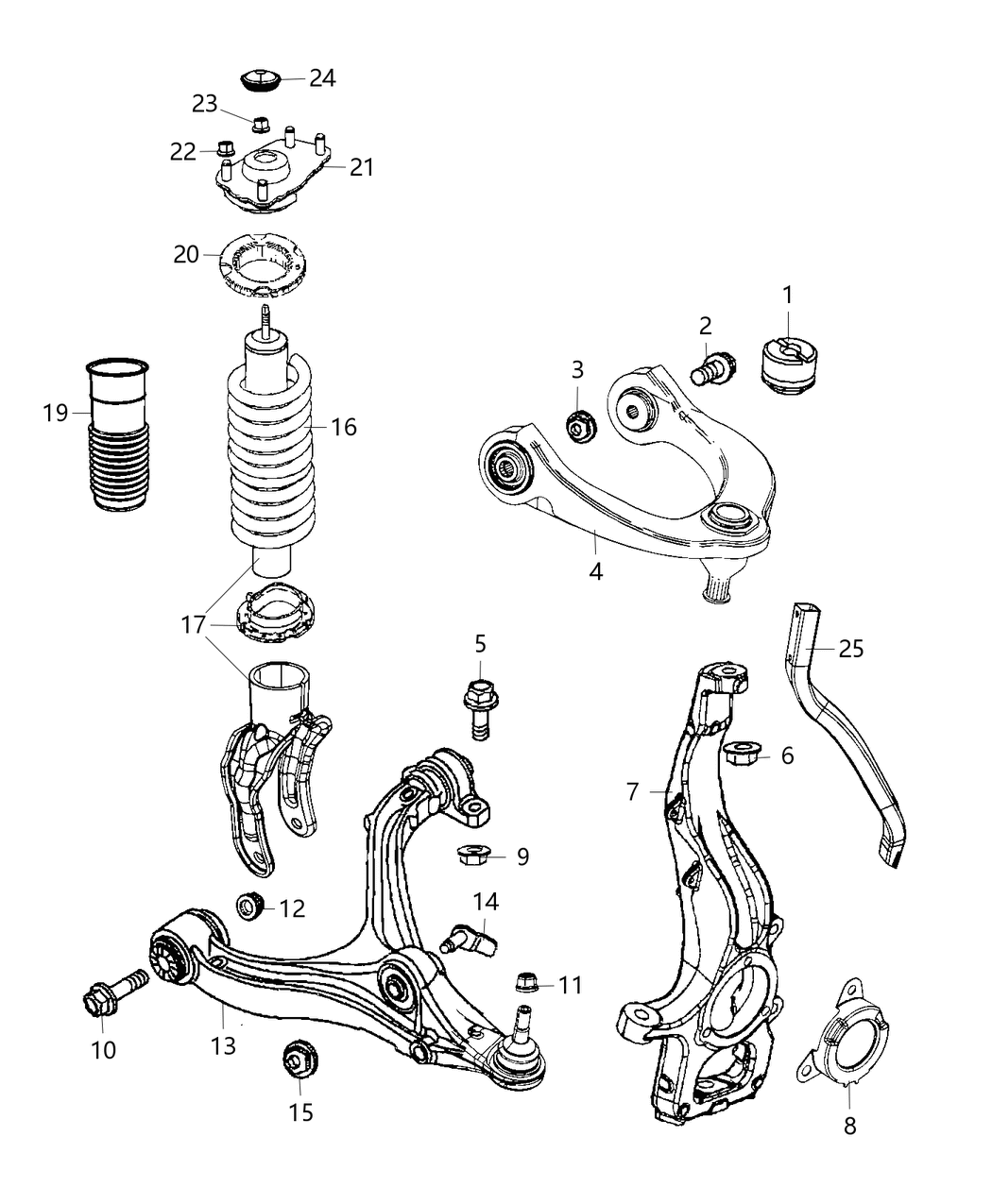 Mopar 68298320AD ABSORBER-Suspension