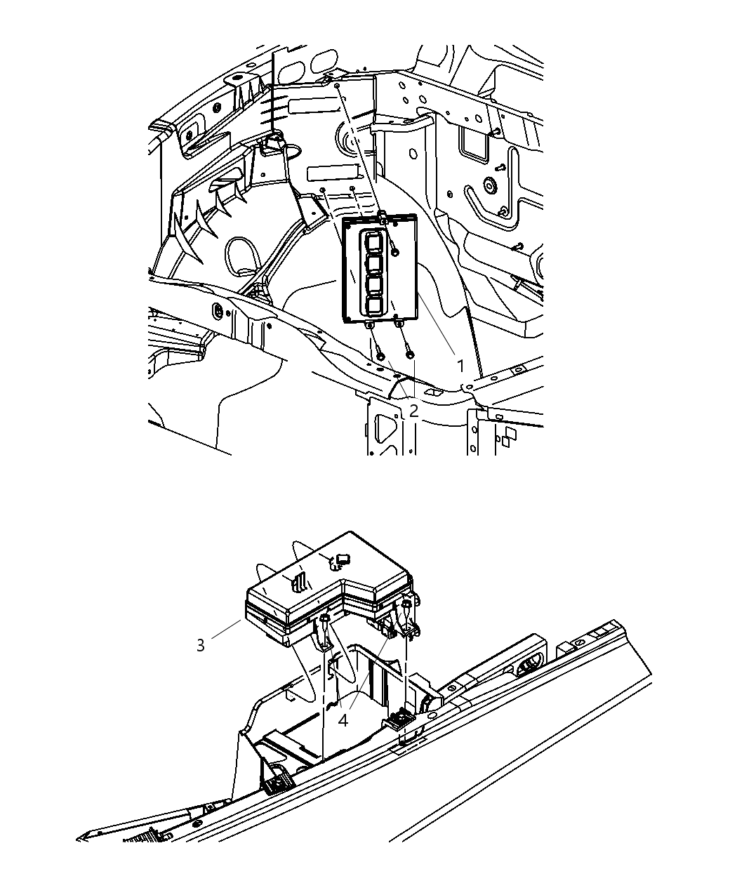 Mopar 4692209AC Module-Front Control