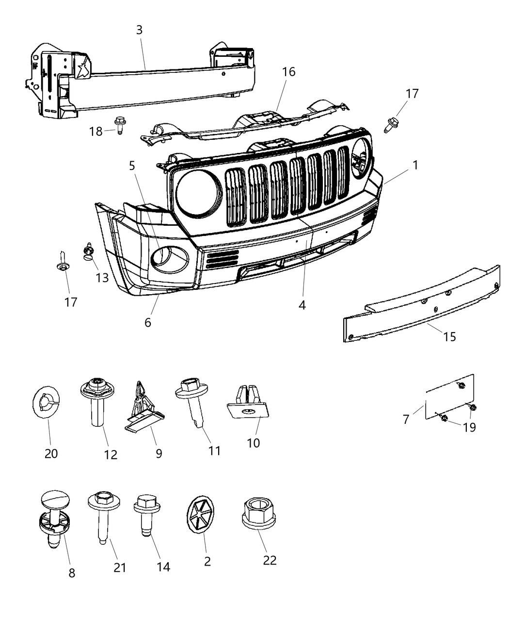 Mopar 1CQ97WS2AC NERF-FASCIA