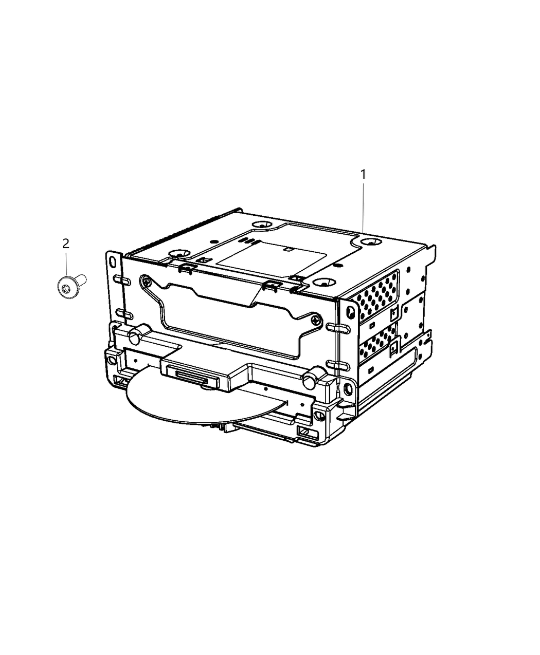 Mopar 68365747AB Radio-Multi Media