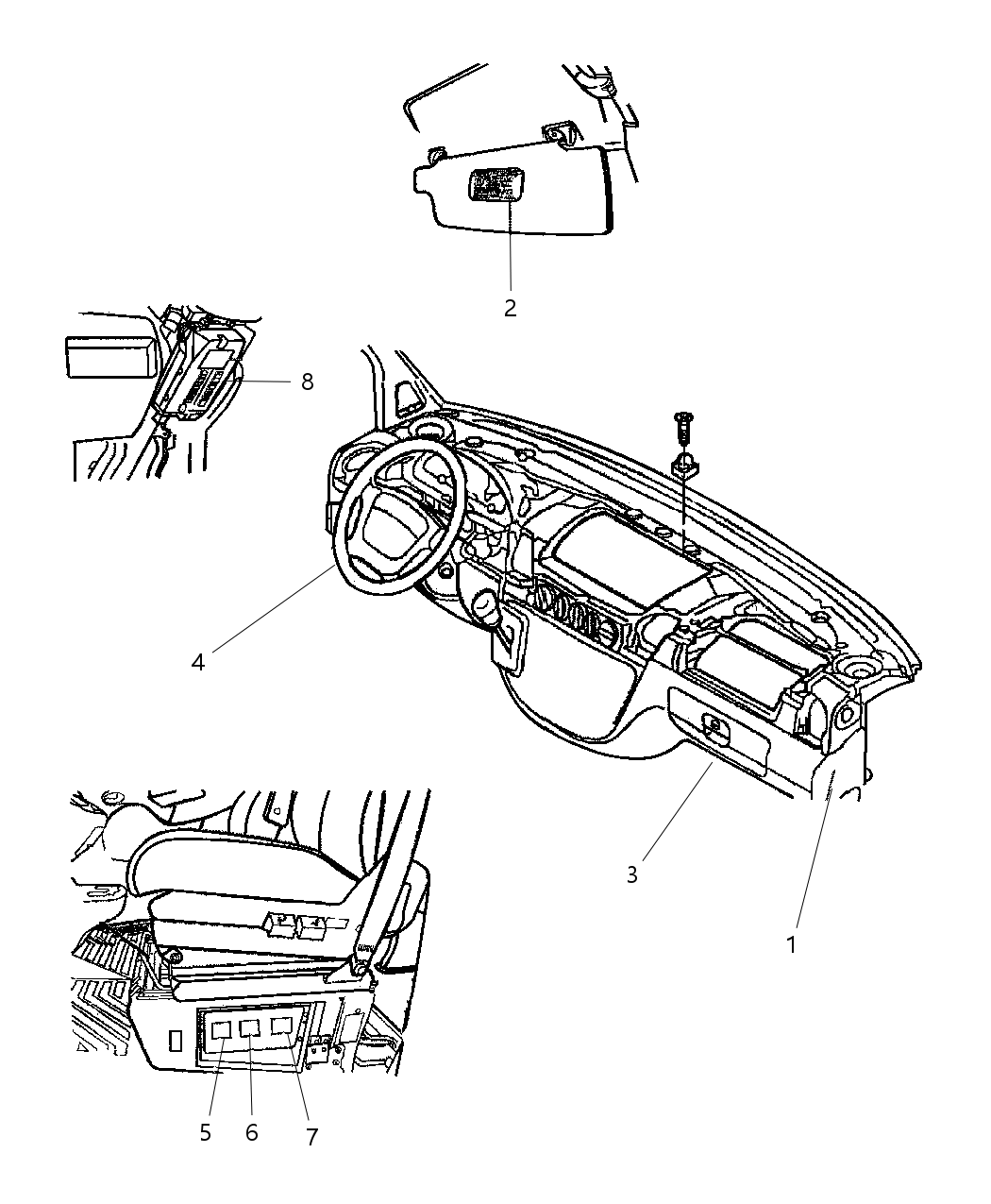 Mopar 5140792AA Label-AIRBAG