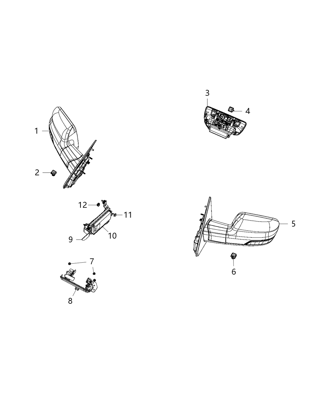 Mopar 68318033AD Module-Forward Facing Camera