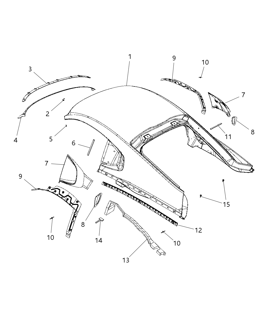 Mopar 68191404AA Panel-Inlet Duct