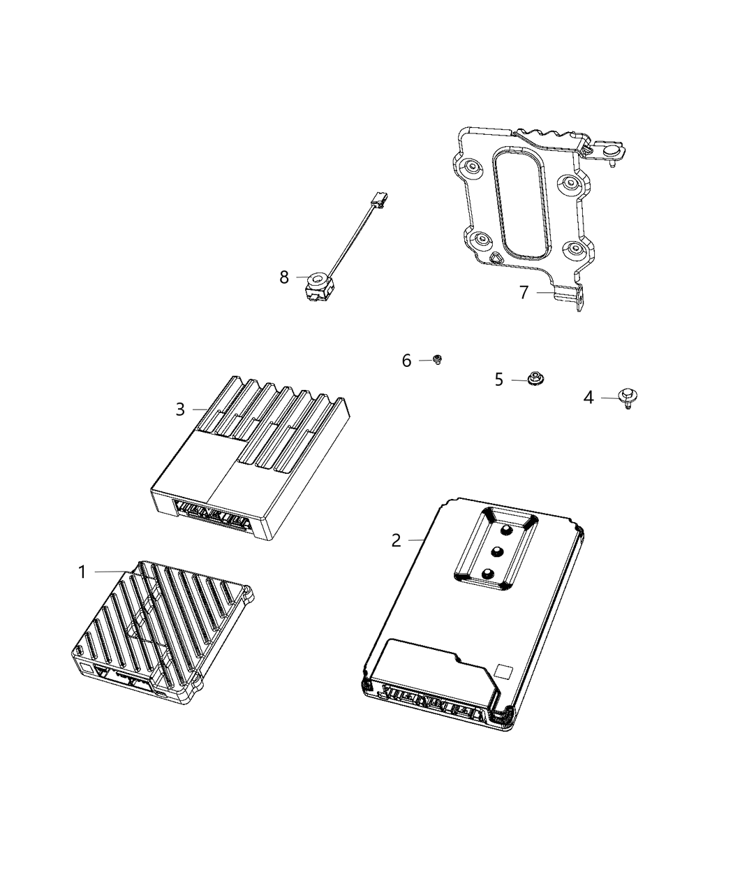 Mopar 68338770AD Amplifier