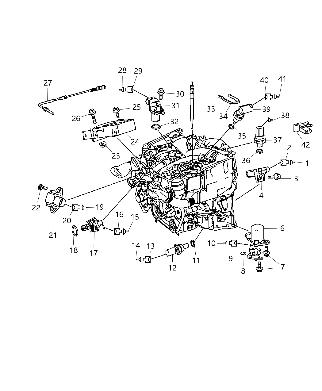 Mopar 5175763AA Sensor-Crankshaft Position