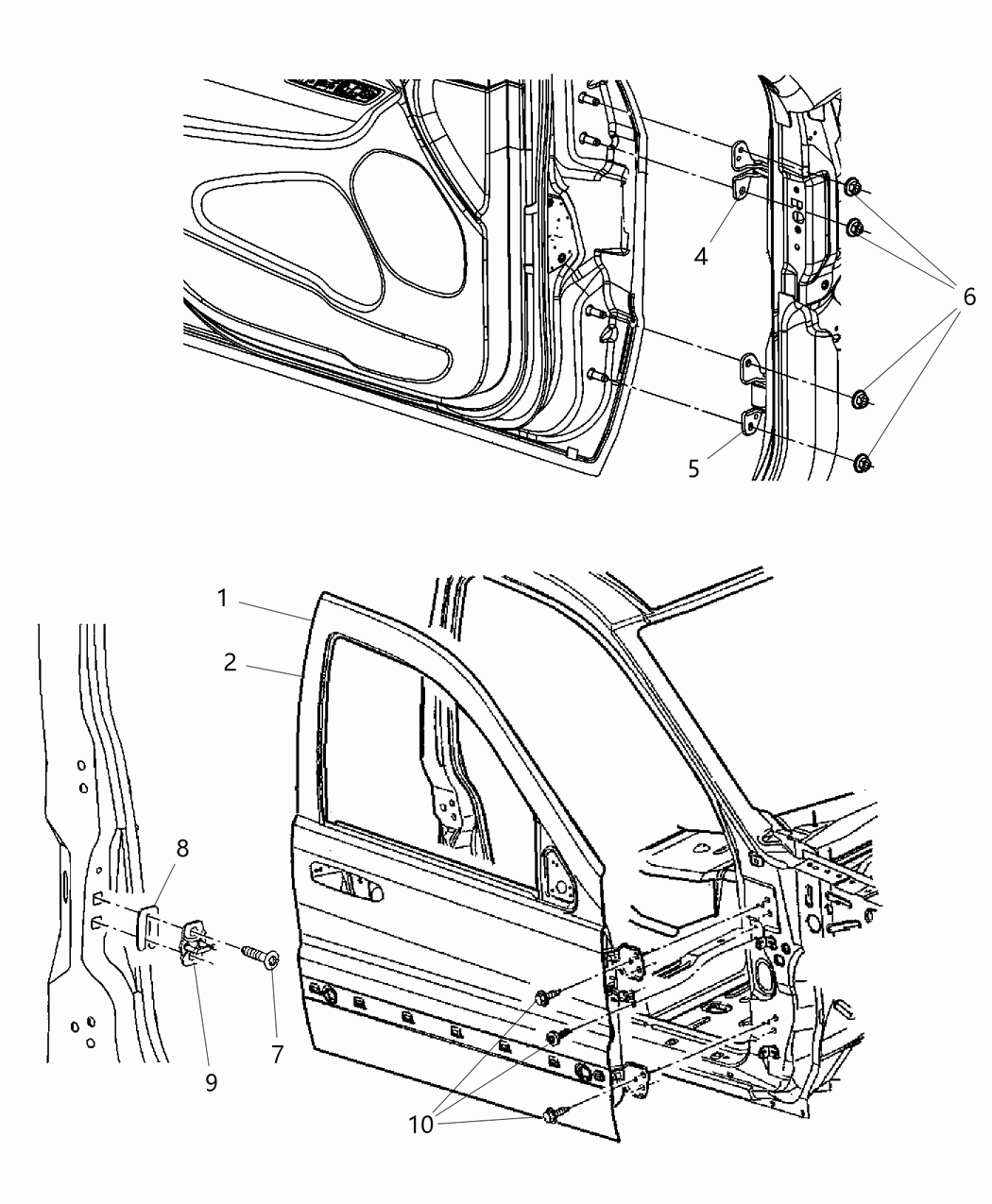 Mopar 55369464AA Door-Front Door Outer Repair