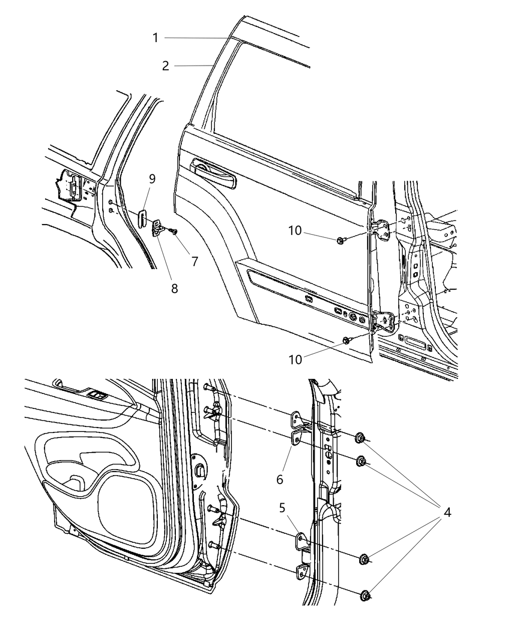 Mopar 55369480AK Door-Rear