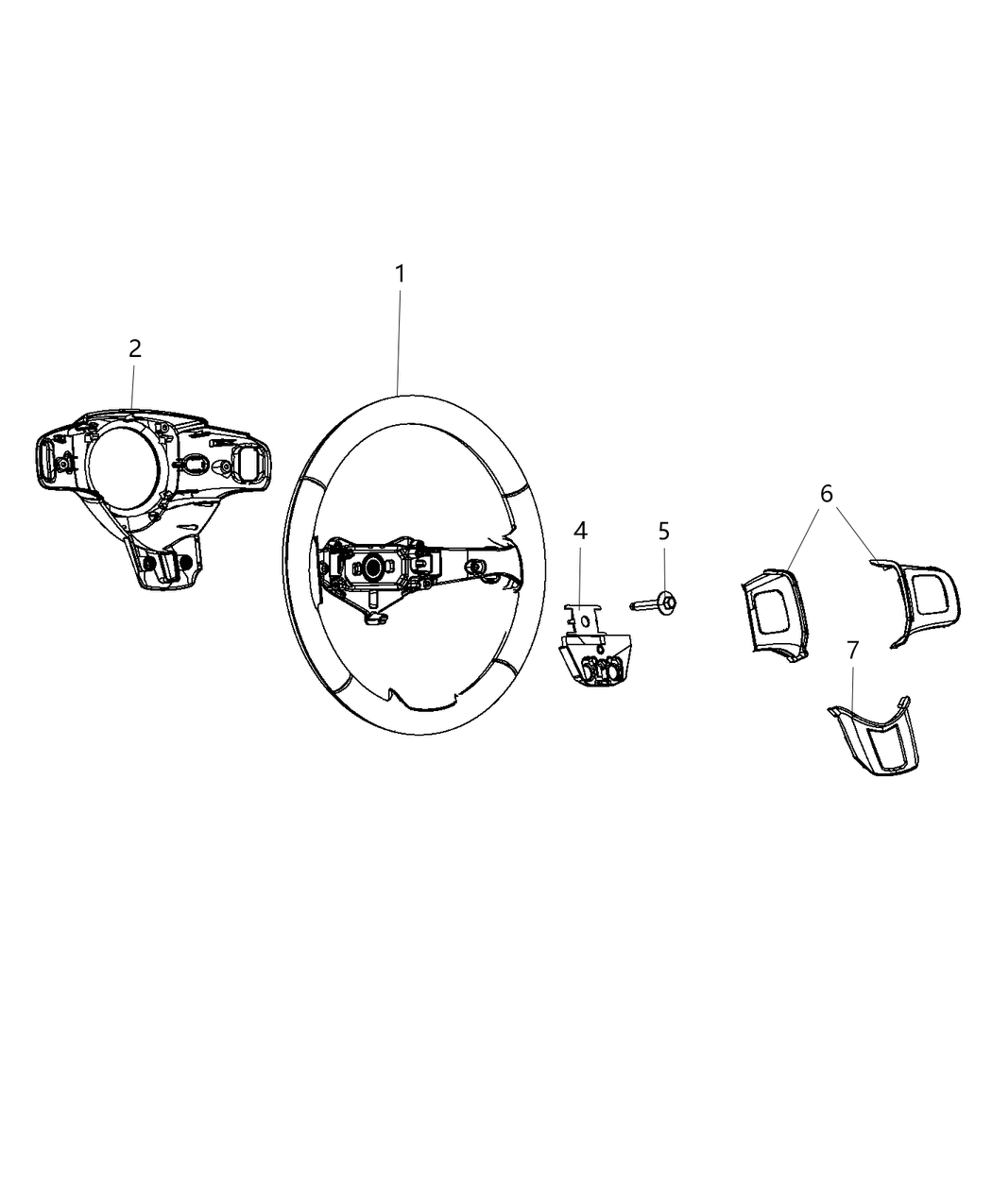 Mopar 68083414AB Damper-Steering Wheel