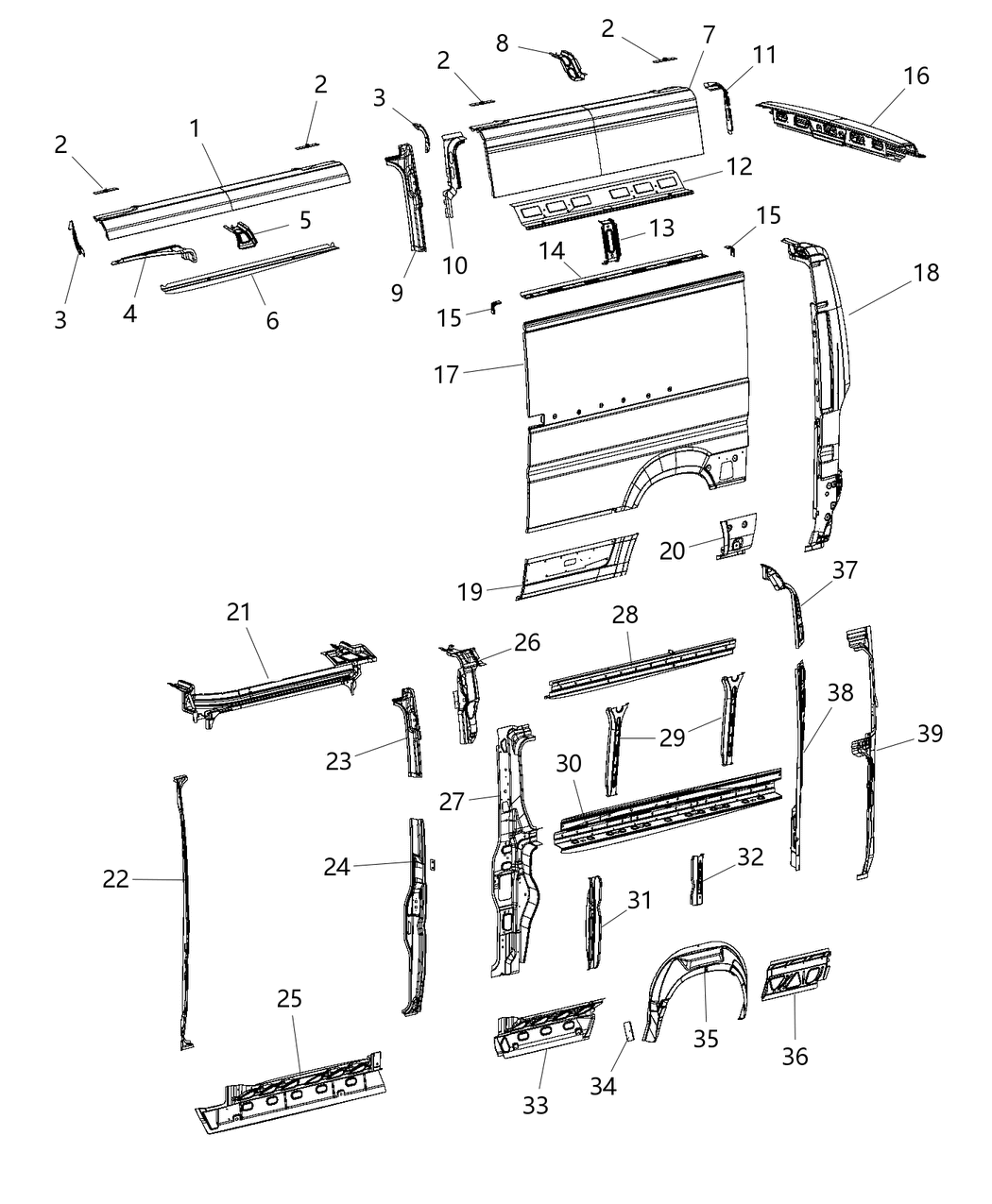 Mopar 68212657AD Track-Sliding Door