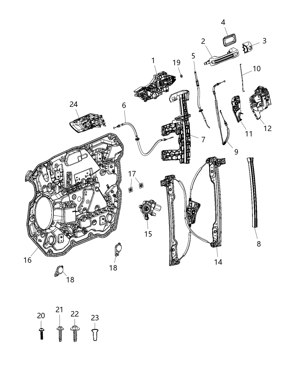 Mopar 68307237AA Cap-Door Handle