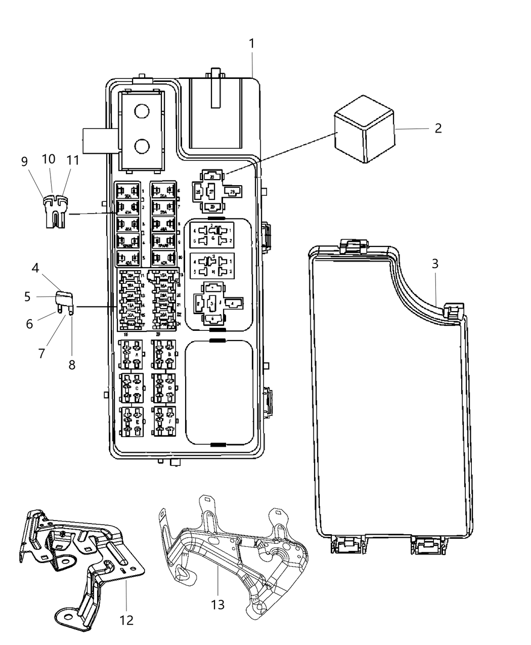 Mopar R4692333AC Block-Totally Integrated Power