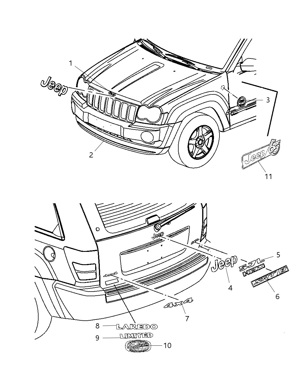 Mopar 55157303AC Decal