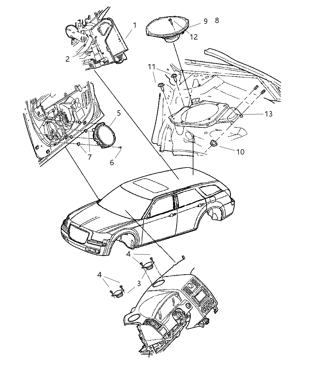 Mopar 5059073AH Amplifier-Radio