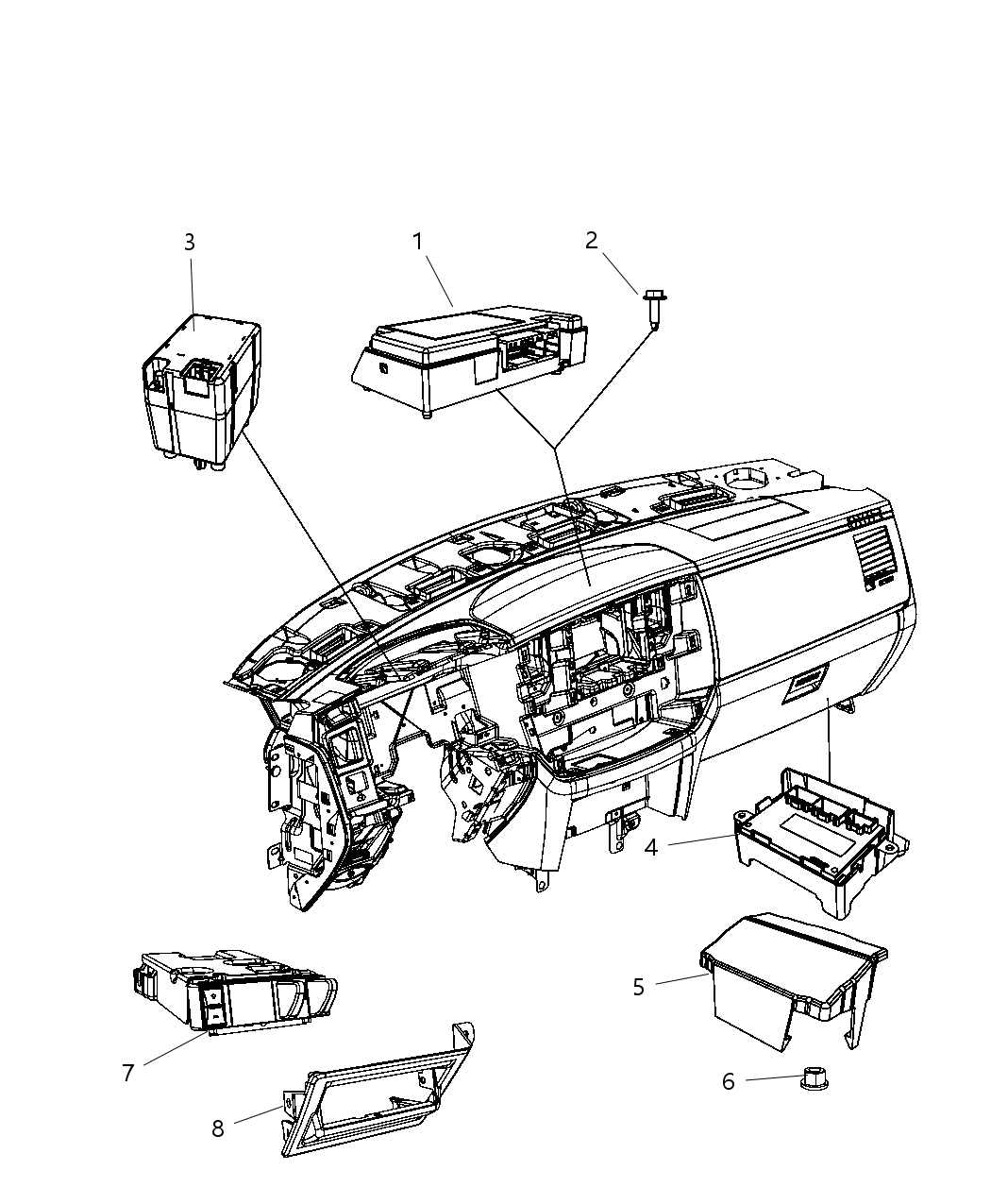 Mopar 68064789AF Module-Wireless Ignition Node